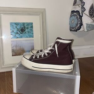 Brown Platform Vintage Converse
